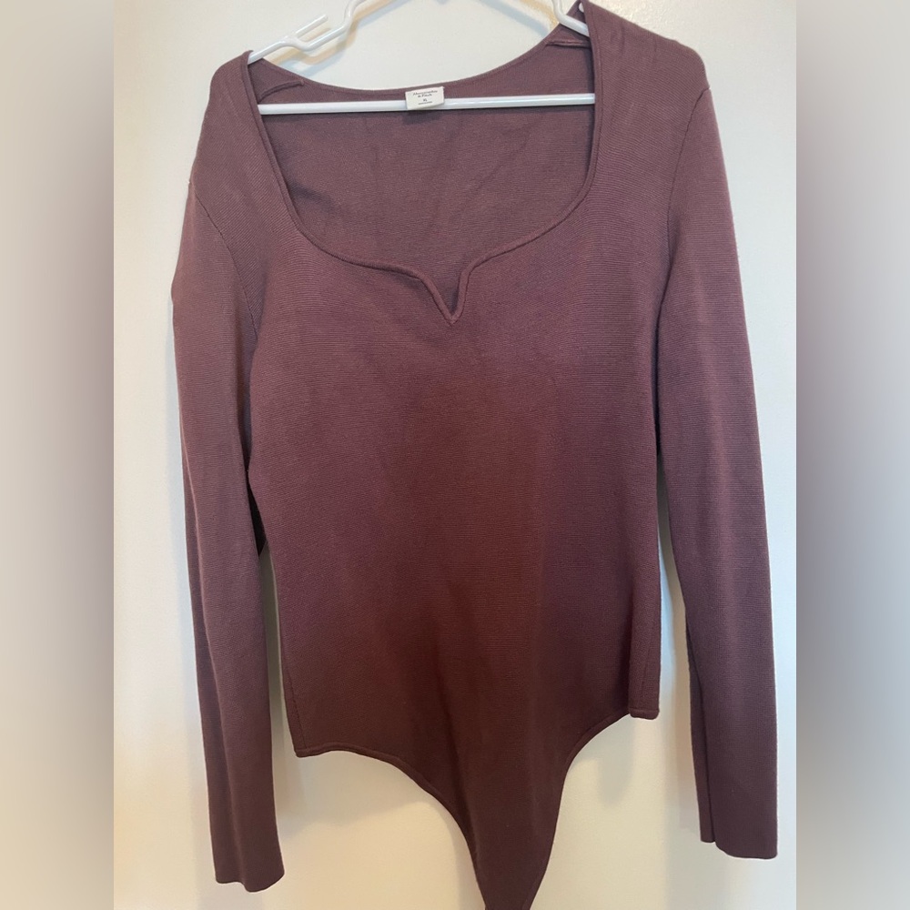 Abercrombie & Fitch Chocolate Brown Bodysuit